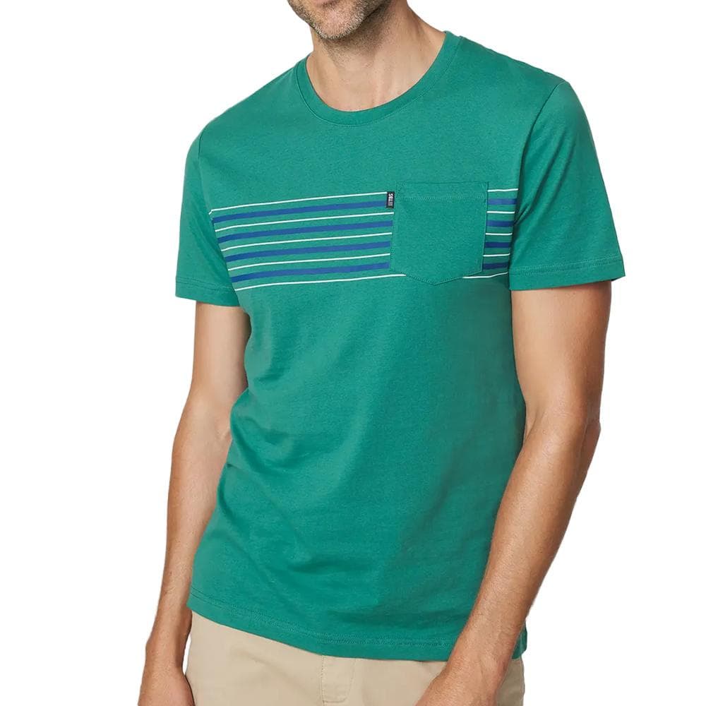 T-Shirt Vert Homme TBS Recif 1