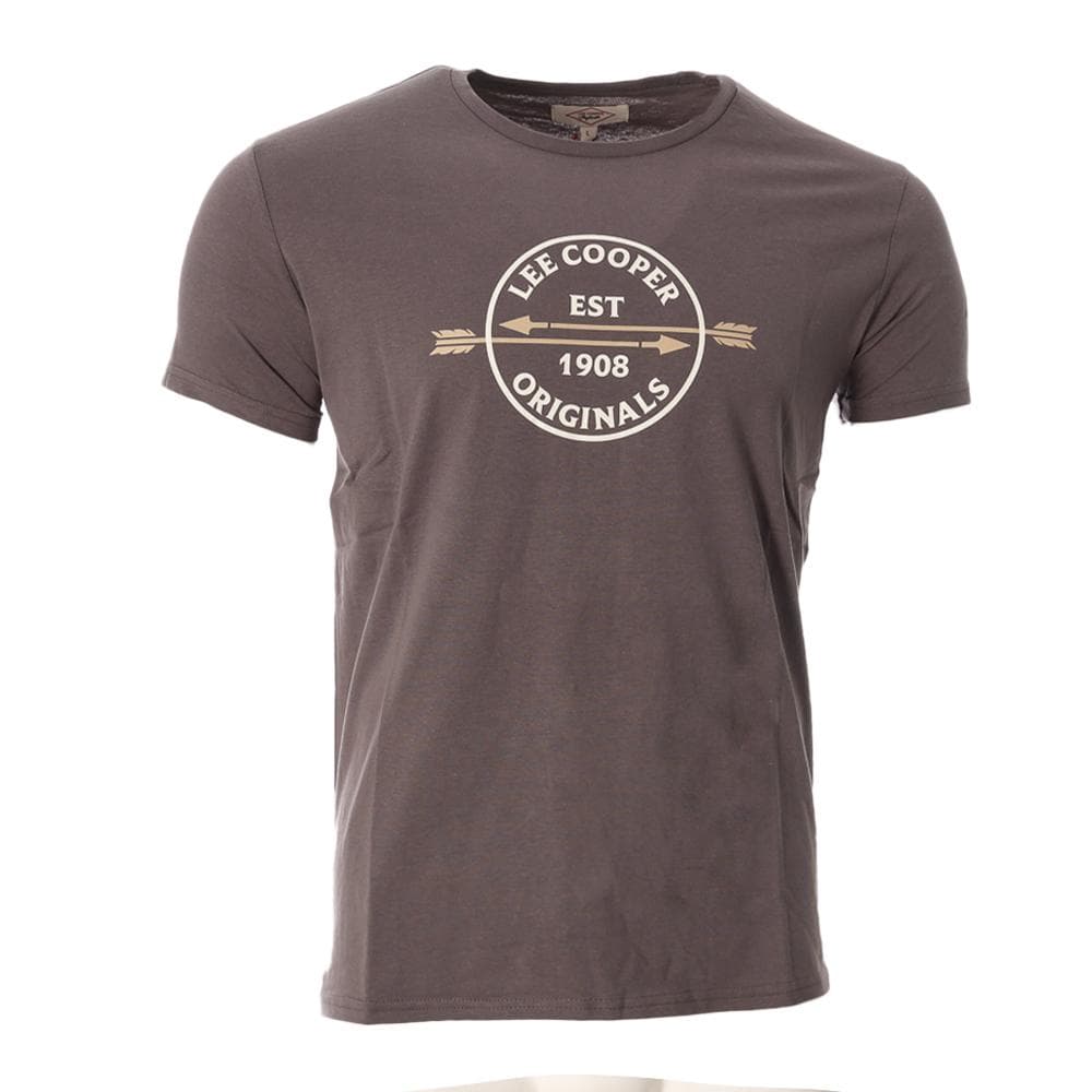 T-shirt Gris Homme Lee Cooper Olaz 1