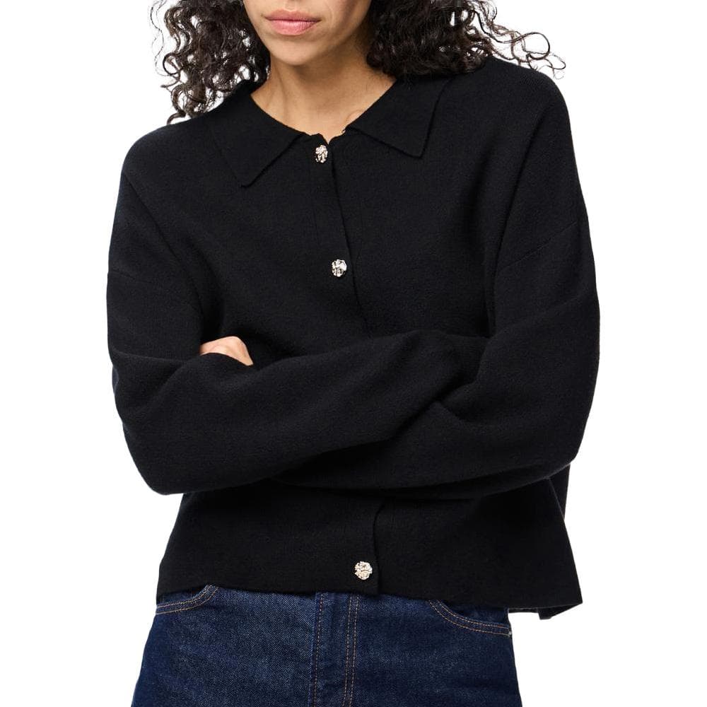 Gilet Noir Femme Pieces Jassy 1