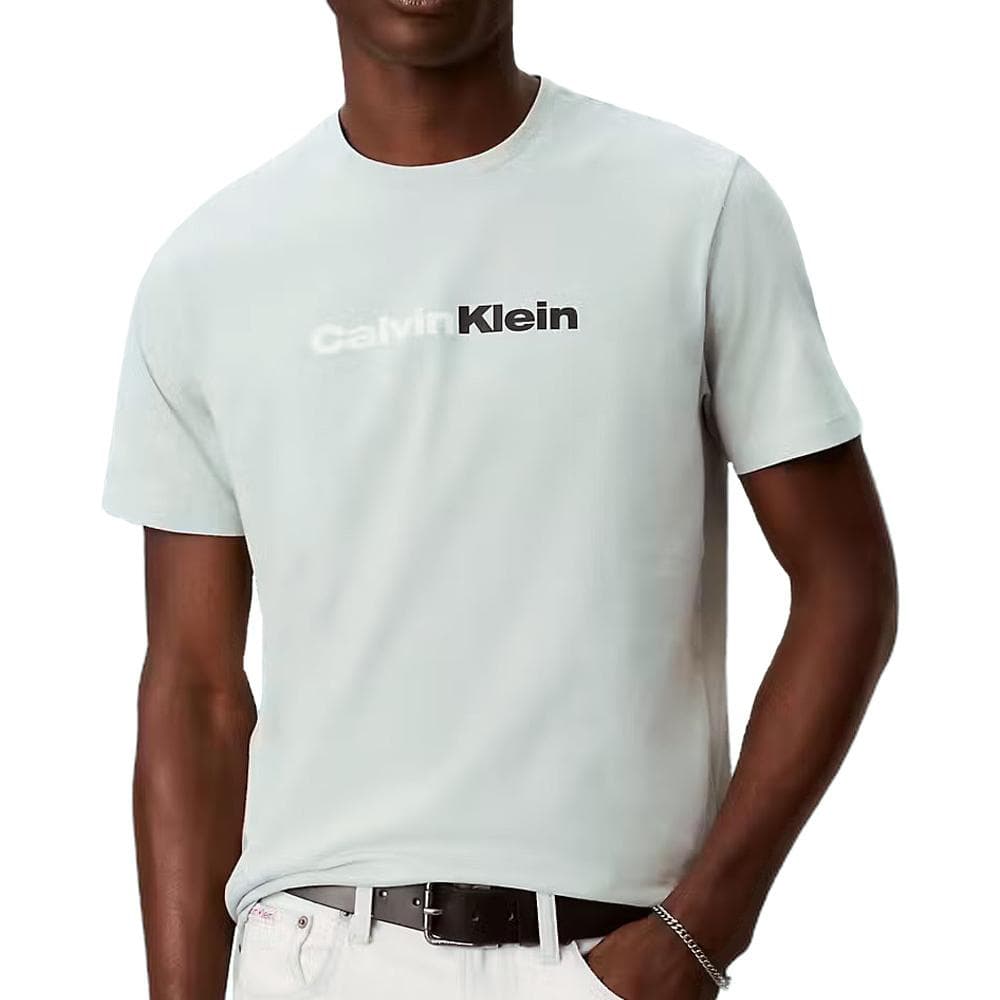 T-Shirt Vert Clair Homme Calvin Klein Jeans 30s Eu Wholesale 1