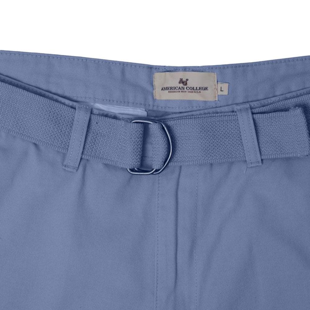 Short Bleu Homme American College Chino 3