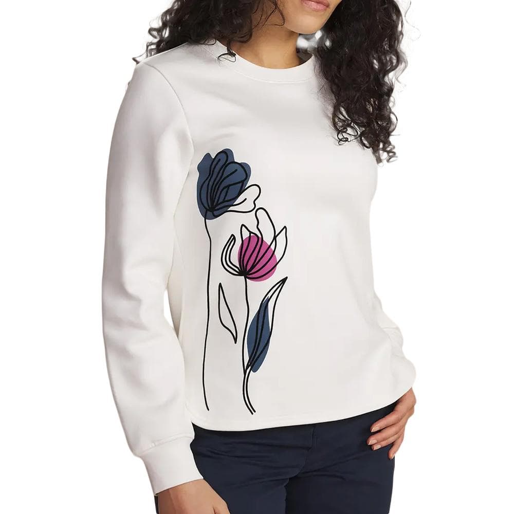 Sweat Blanc Femme TBS HILDARON 1