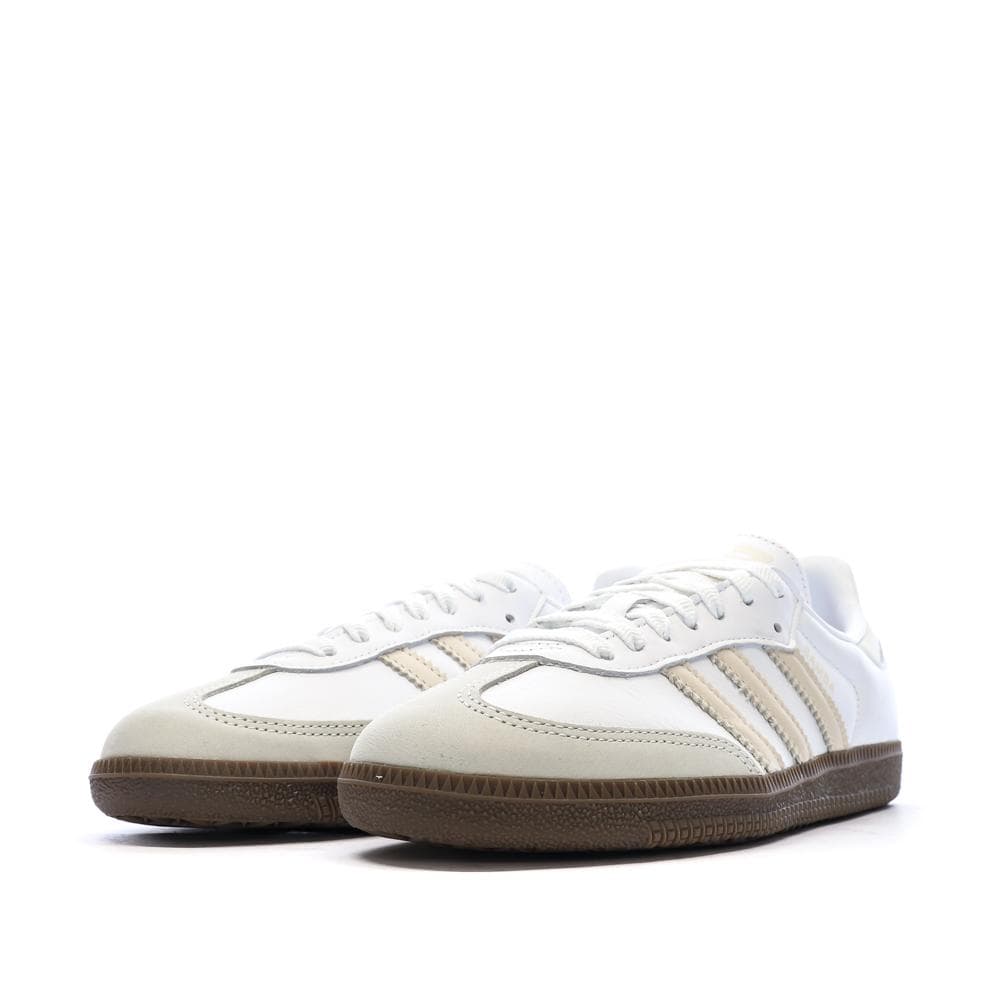 Samba Baskets Blanches/Beige Femme Adidas 6