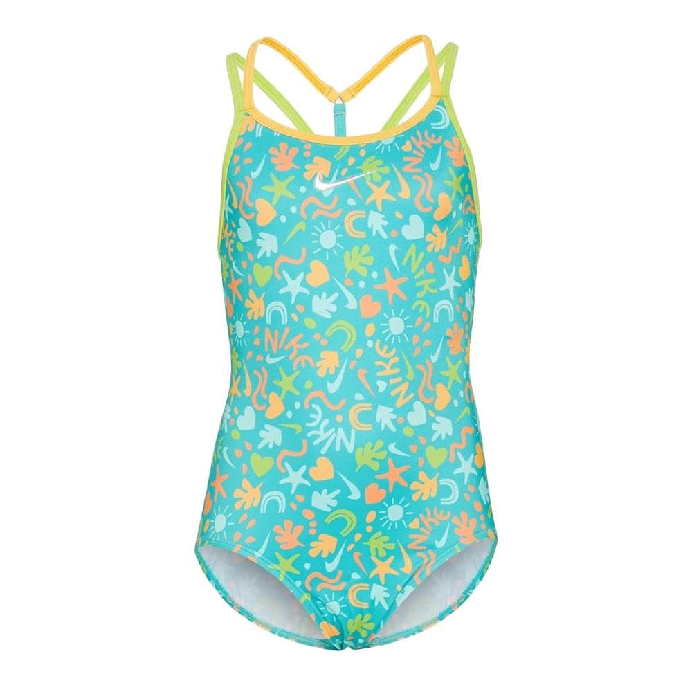 Maillot de bain 1 pièce Bleu Fille Nike Crossback 1
