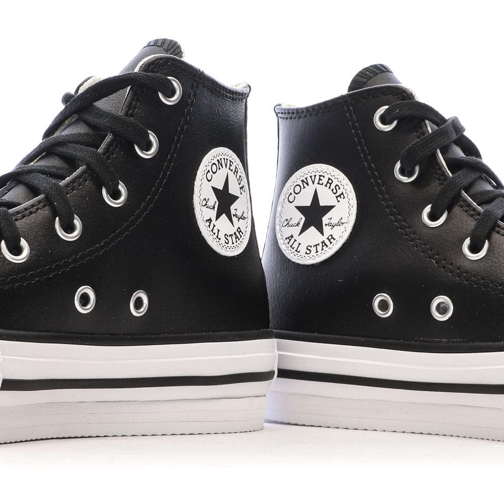 Baskets Noires Fille Converse All Star Eva 7