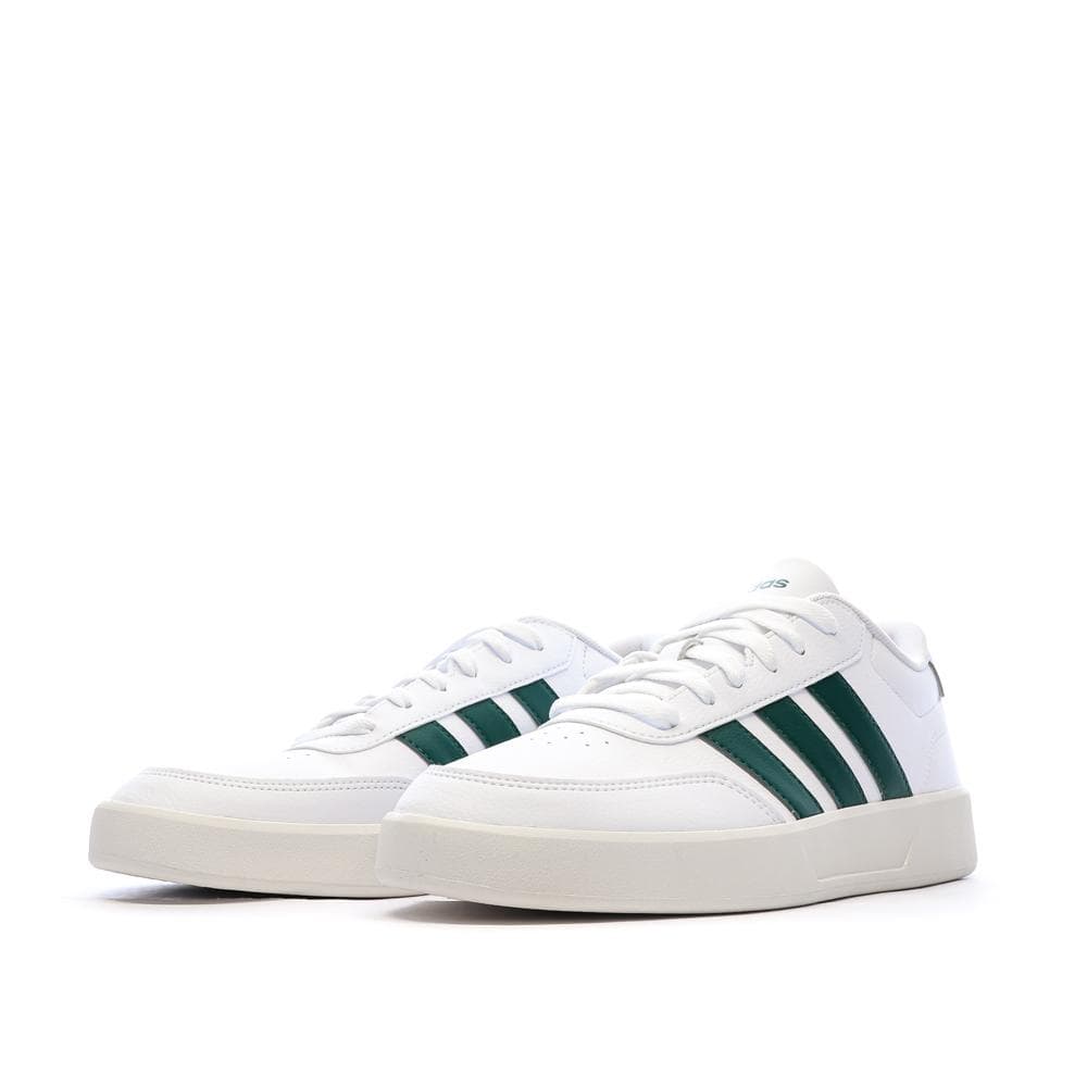 Baskets Blanc/Vert Homme Adidas Breaknet 3.0 6