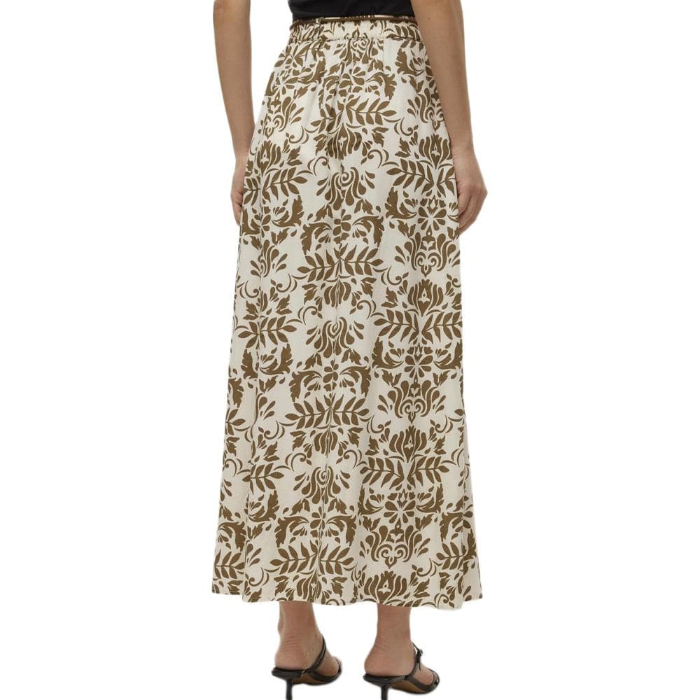 Jupe Ecru/Kaki Femme Vero Moda Imma 2