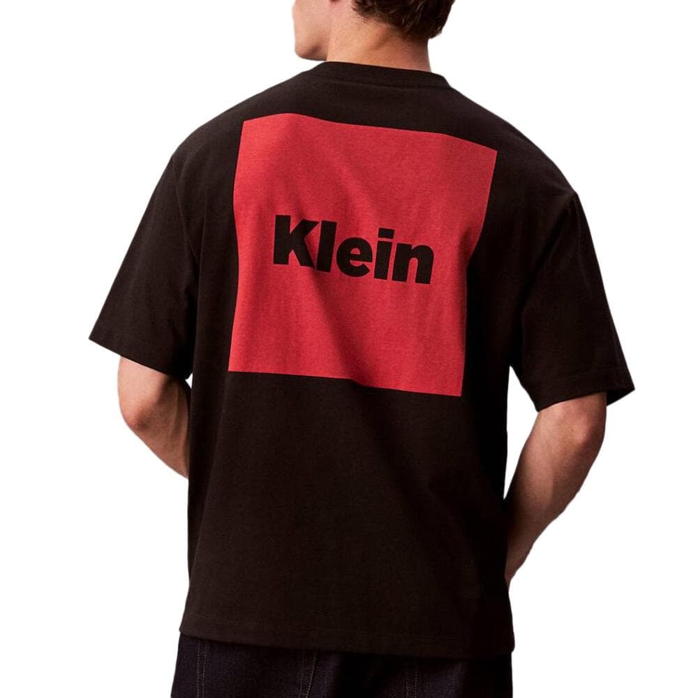 T-Shirt Noir/Rouge Homme Calvin Klein Jeans LV04RD813G 2