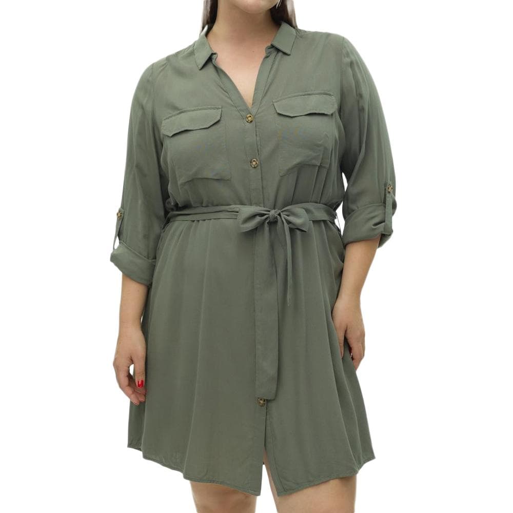 Robe Kaki Femme Vero Moda Vmbumpy 1