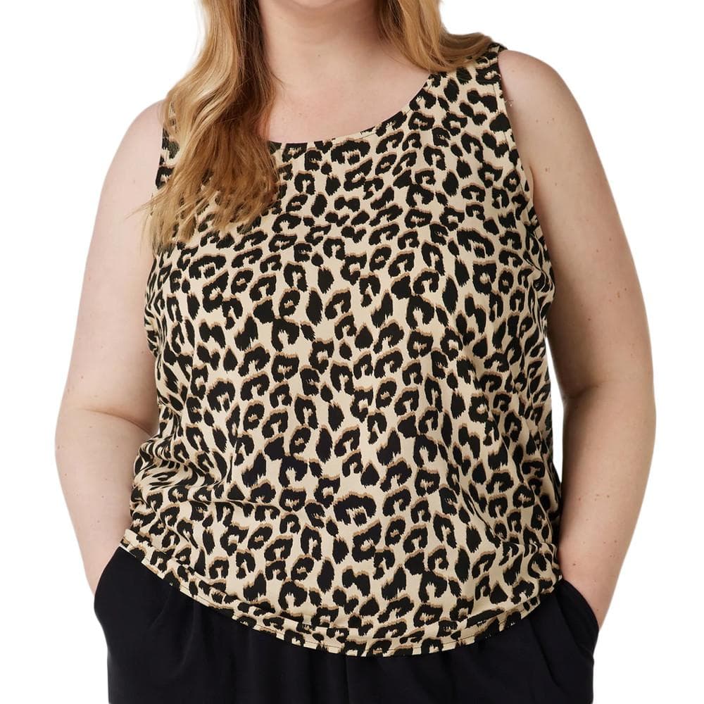 Débardeur Imprimé Léopard Femme Vero Moda CURVE Easy 1