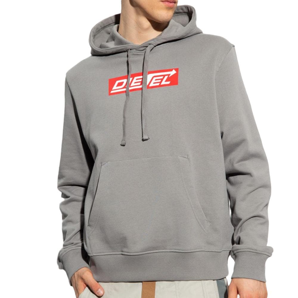 Sweat gris Homme Diesel Ginn 1