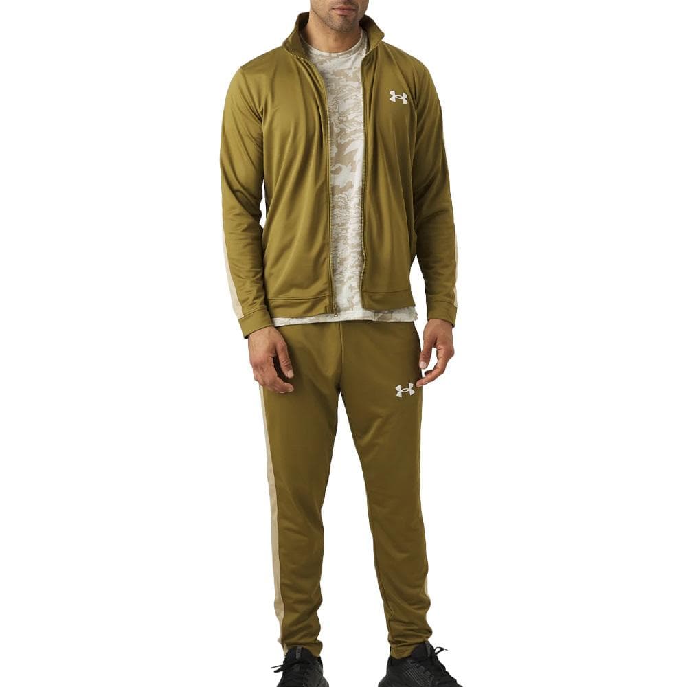 Survêtement Kaki Homme Under Armour Knit Tracks 1