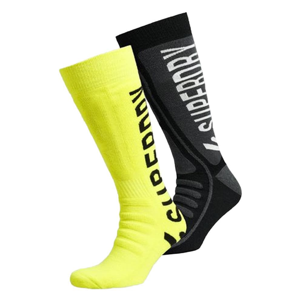 Chaussettes de Compression Jaune/Noir Adulte Superdry Compressport 1