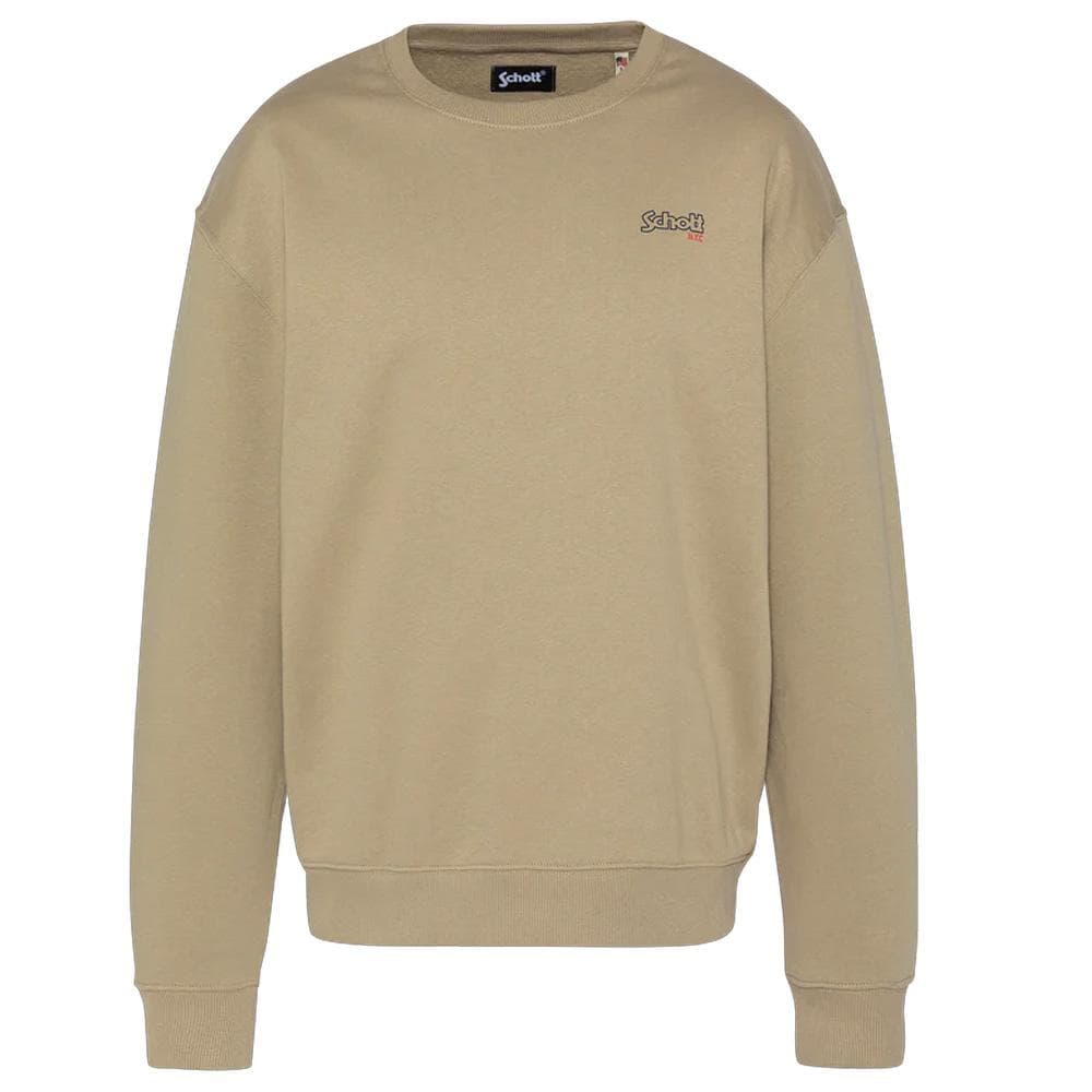 Sweat Beige Homme Schott Print 1