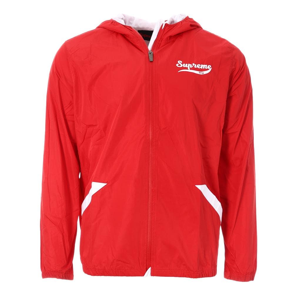 Veste Coupe-Vent Rouge Homme Supreme Grip Treeko 1
