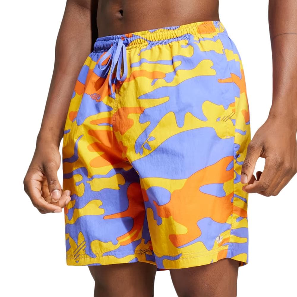 Short de bain Jaune/Bleu Homme Adidas Swimsh 1