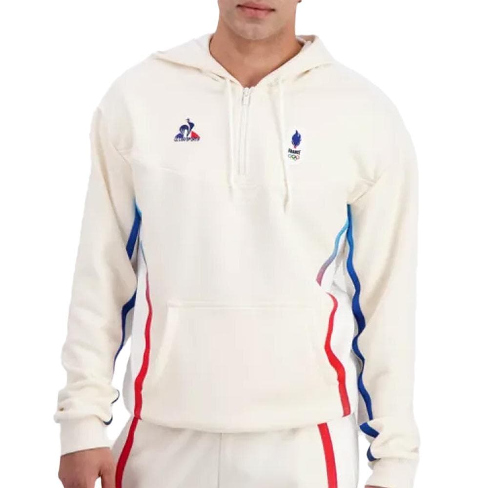 Sweat Écru Homme Le Coq Sportif Efrp 1