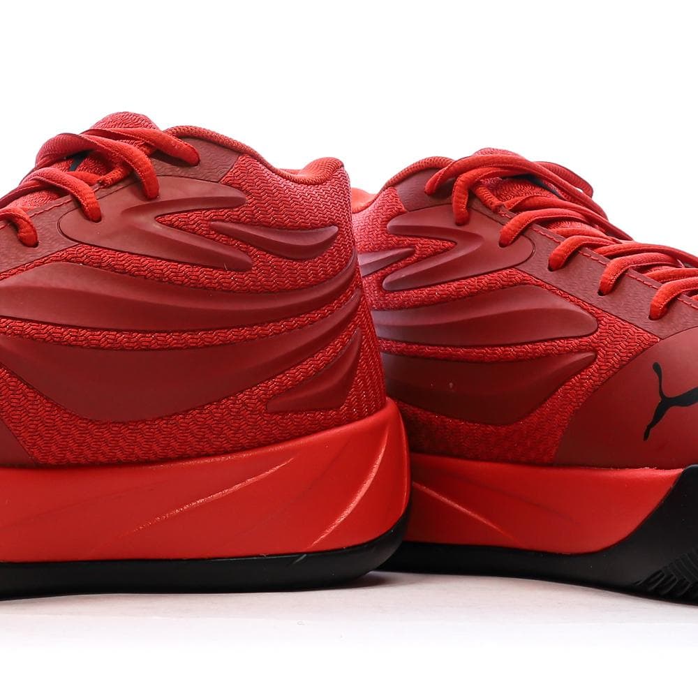 Chaussures de Baskets Rouges/Noires Homme Puma Court Pro 7