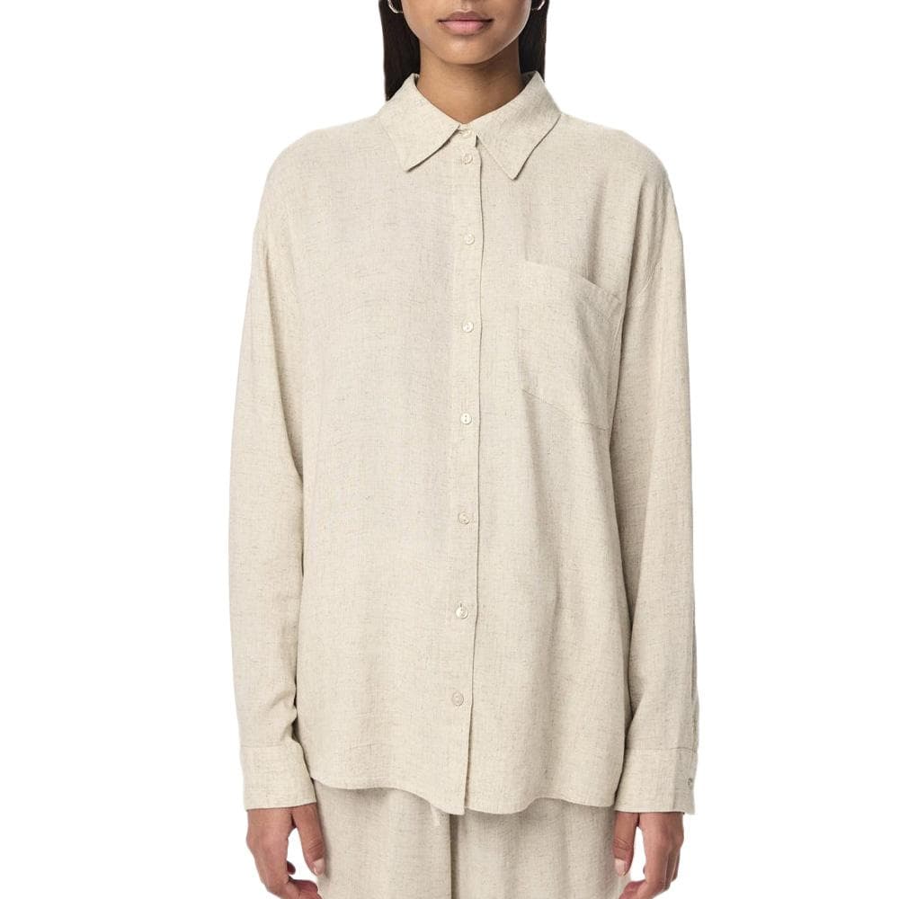 Chemise Beige Femme Pieces Pia 1