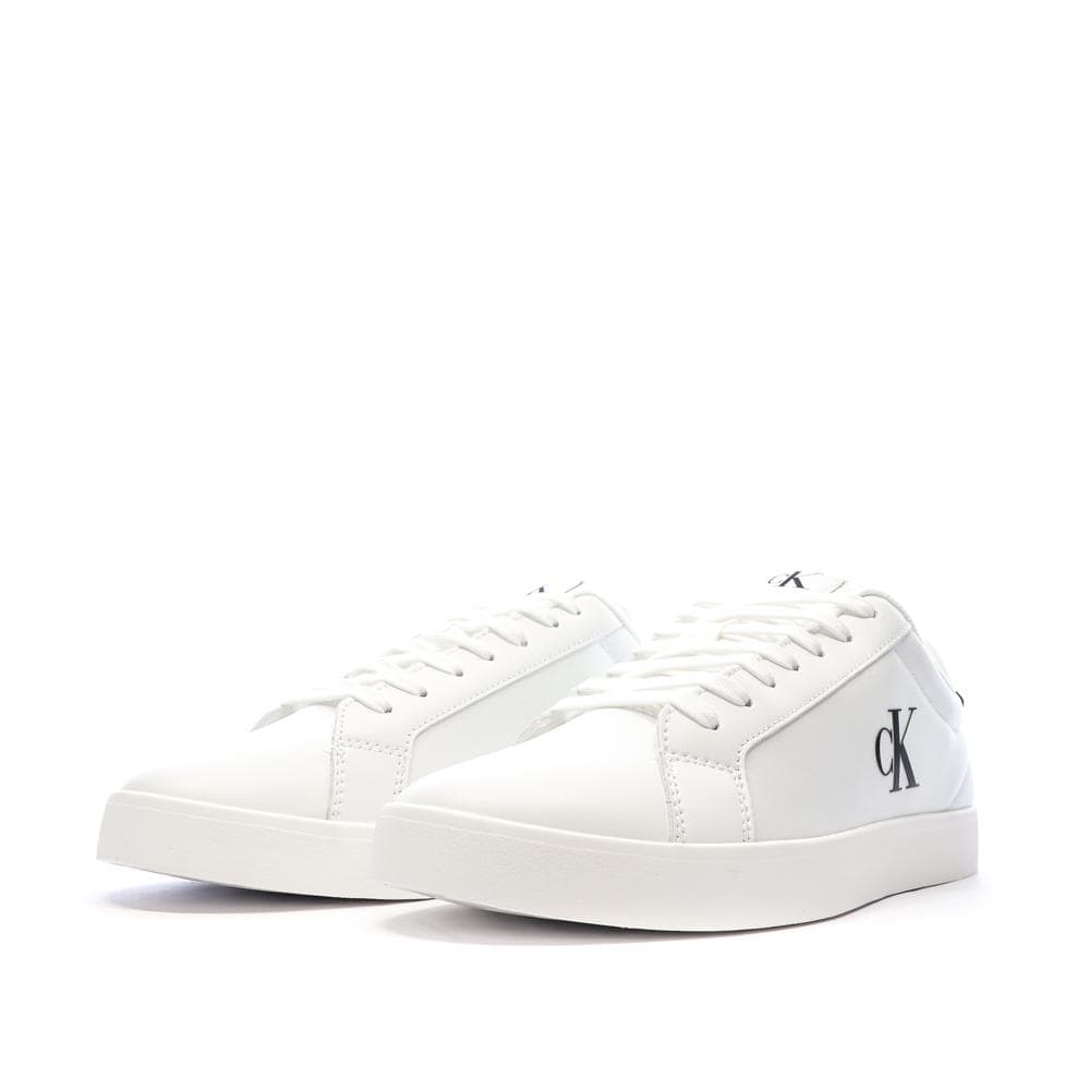 Baskets Blanches/Noires Homme Calvin Klein Jeans 3 Cupsole 6