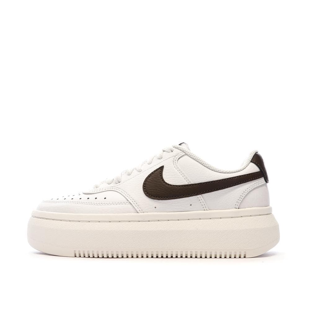 Baskets Blanc/ Noir Femme Nike Court Vision Alta 1