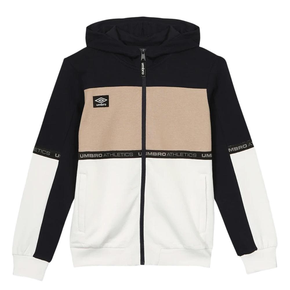 Sweat Marine/Blanc Garçon Umbro Prt Fz 2