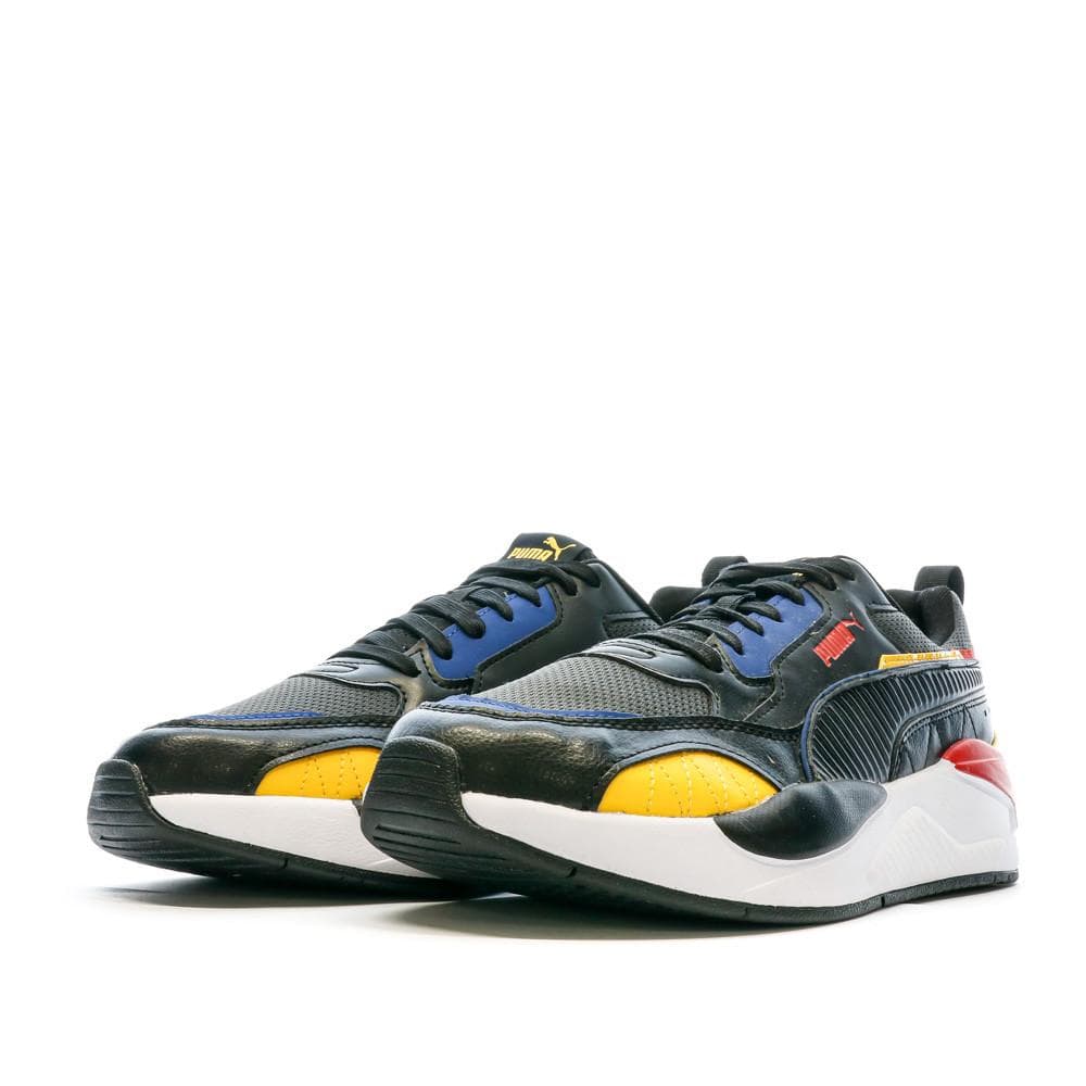 Baskets Blanche/Noir/Jaune Homme Puma X-ray 2 Square 6