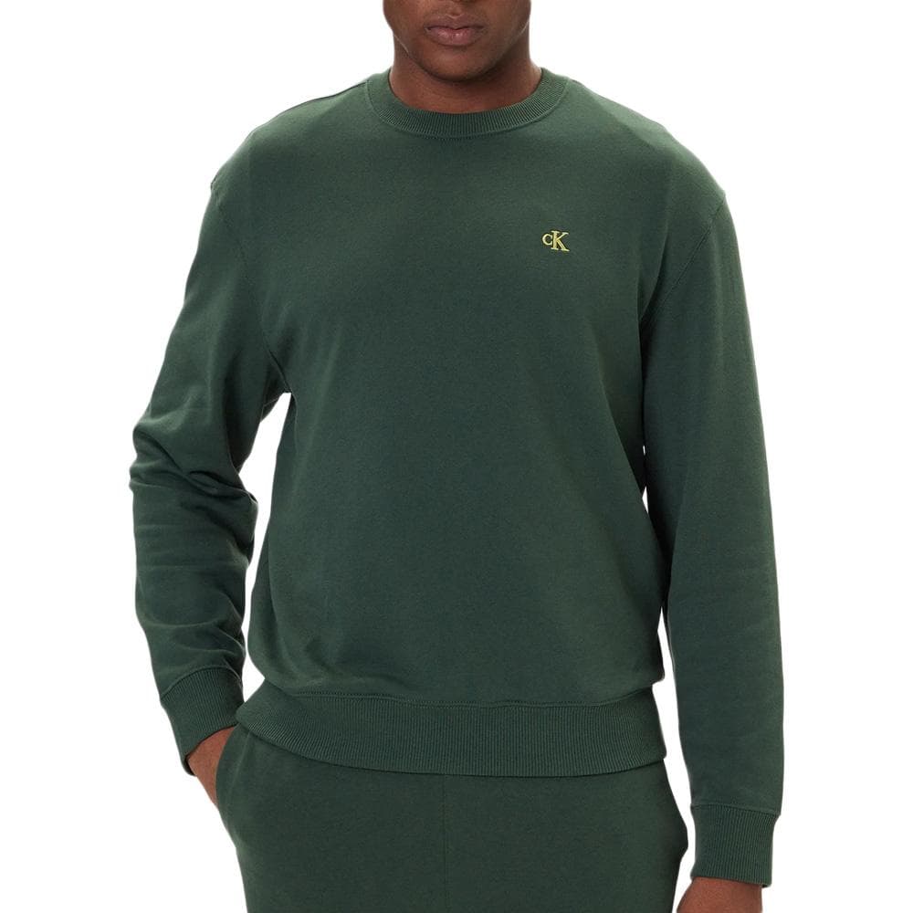 Sweat Vert Homme Calvin Klein 350terry Monog 1