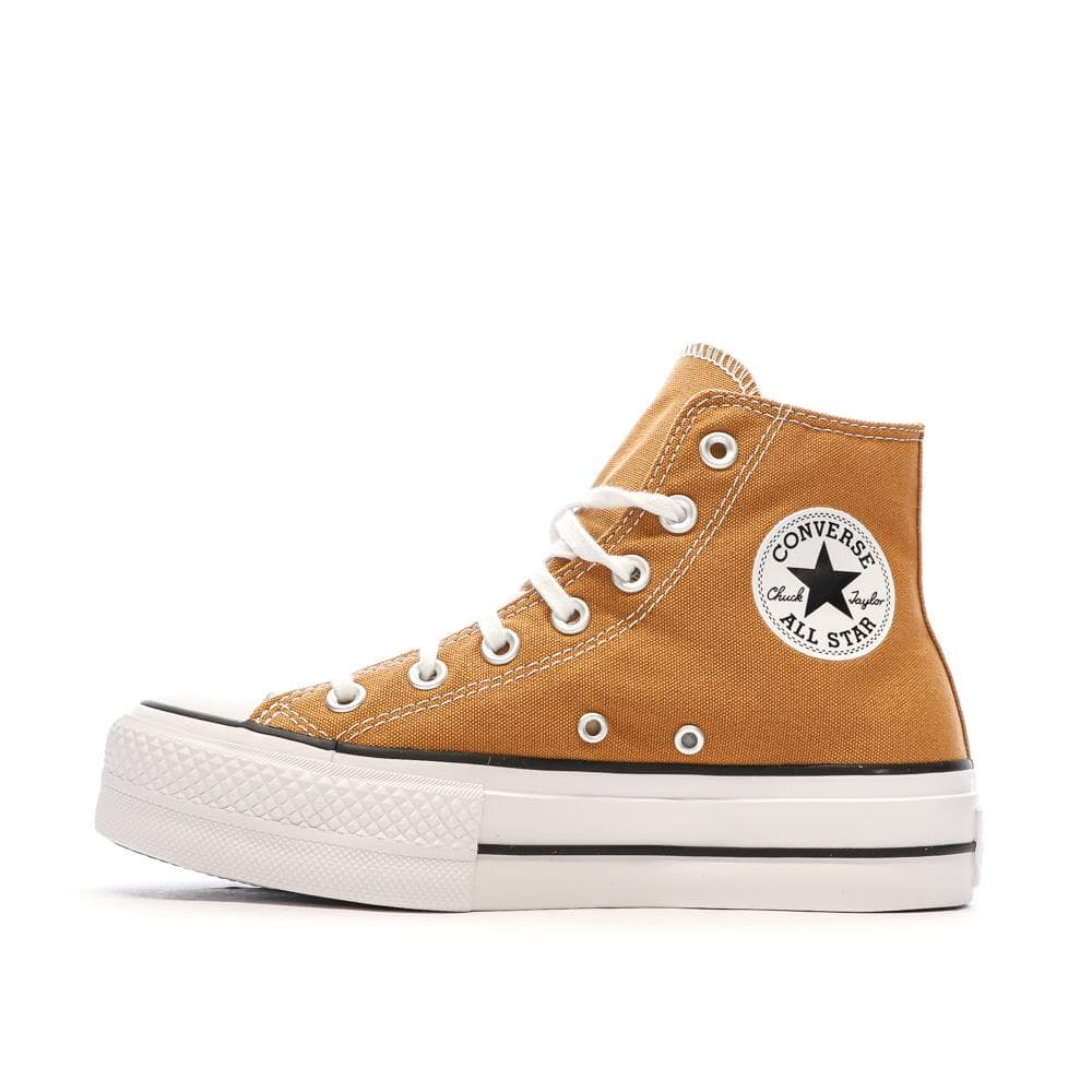 Baskets Jaune Converse Femme Chuck Taylor All Star Lift 1