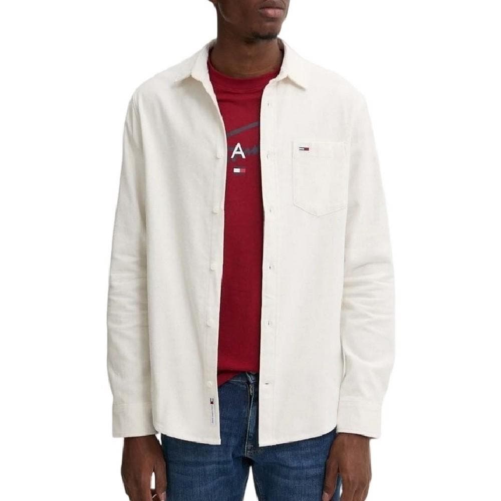 Chemise Ecru Homme Tommy Hilfiger Regular Flannel 1