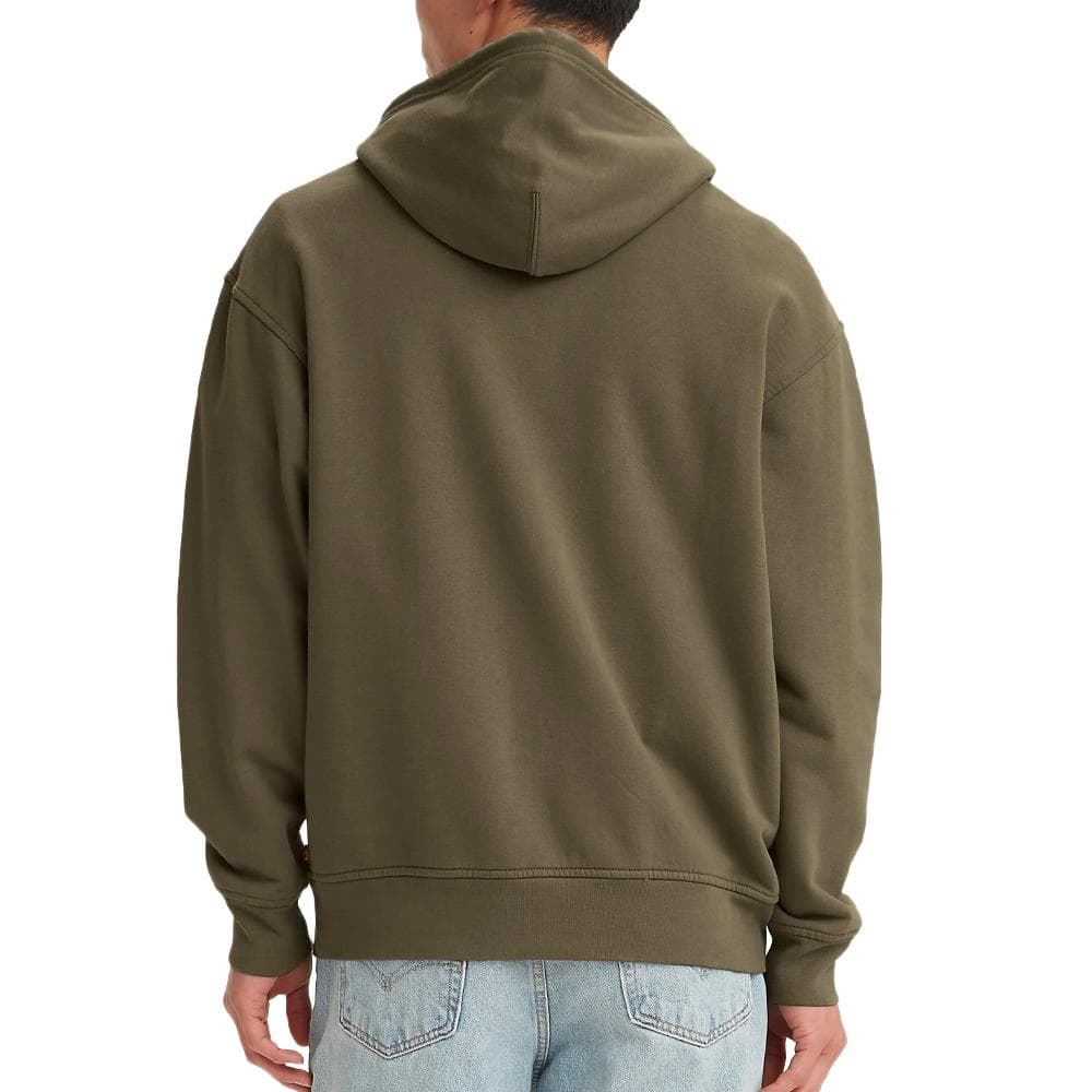 Sweat à Capuche Kaki Homme Levi's fleece 384790 2
