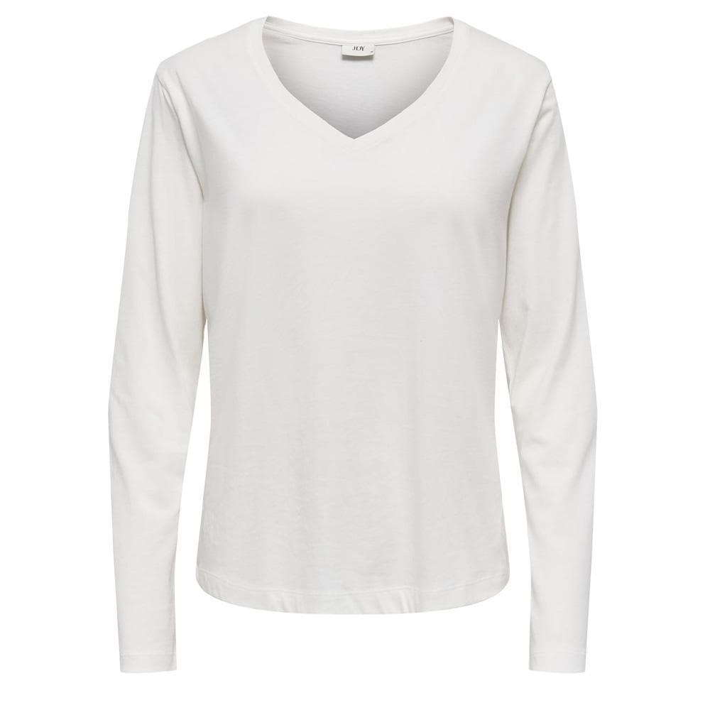 T-Shirt Manches Longues Blanc Femme JDY Rex 1