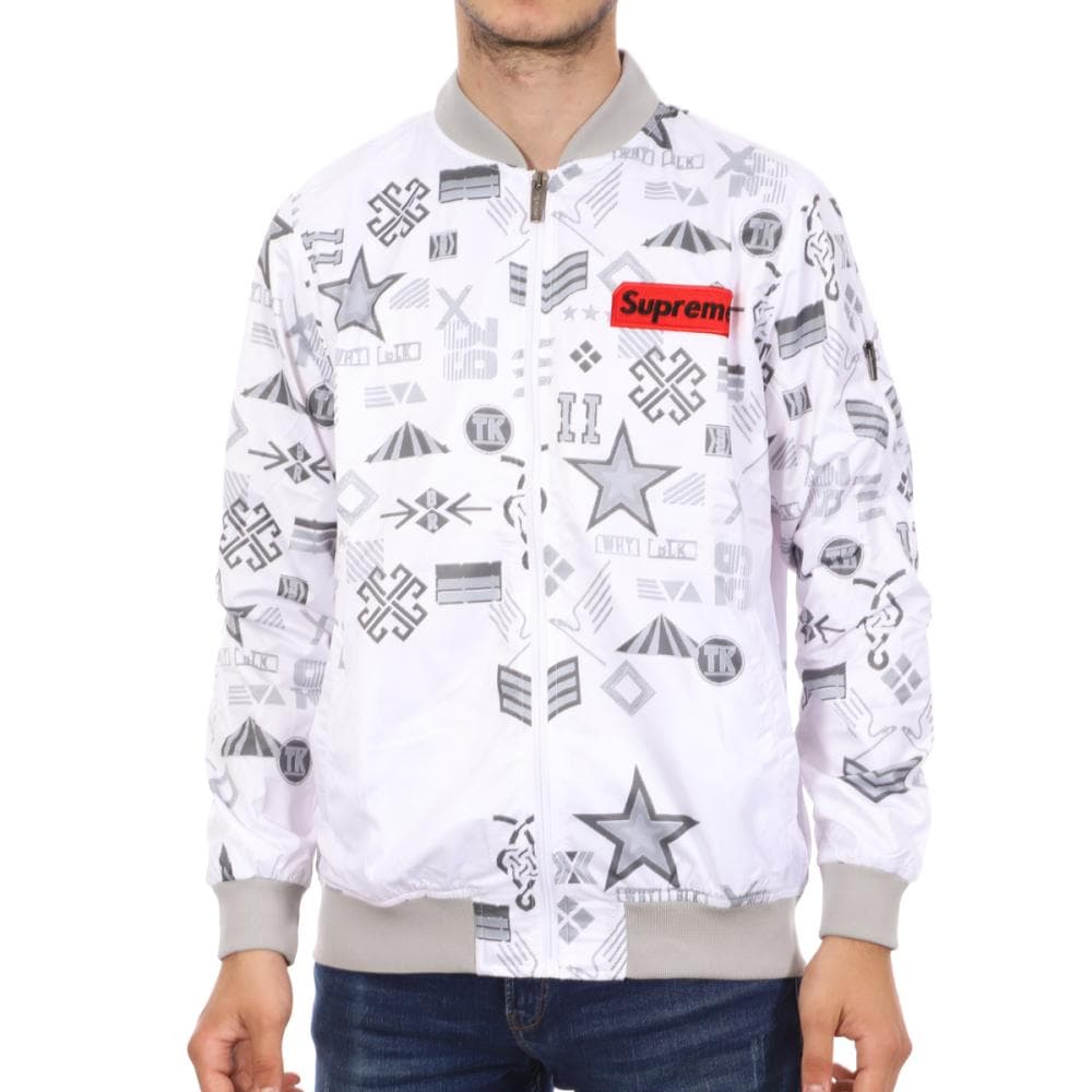 Veste Blanche Homme Supreme Grip Scream 1