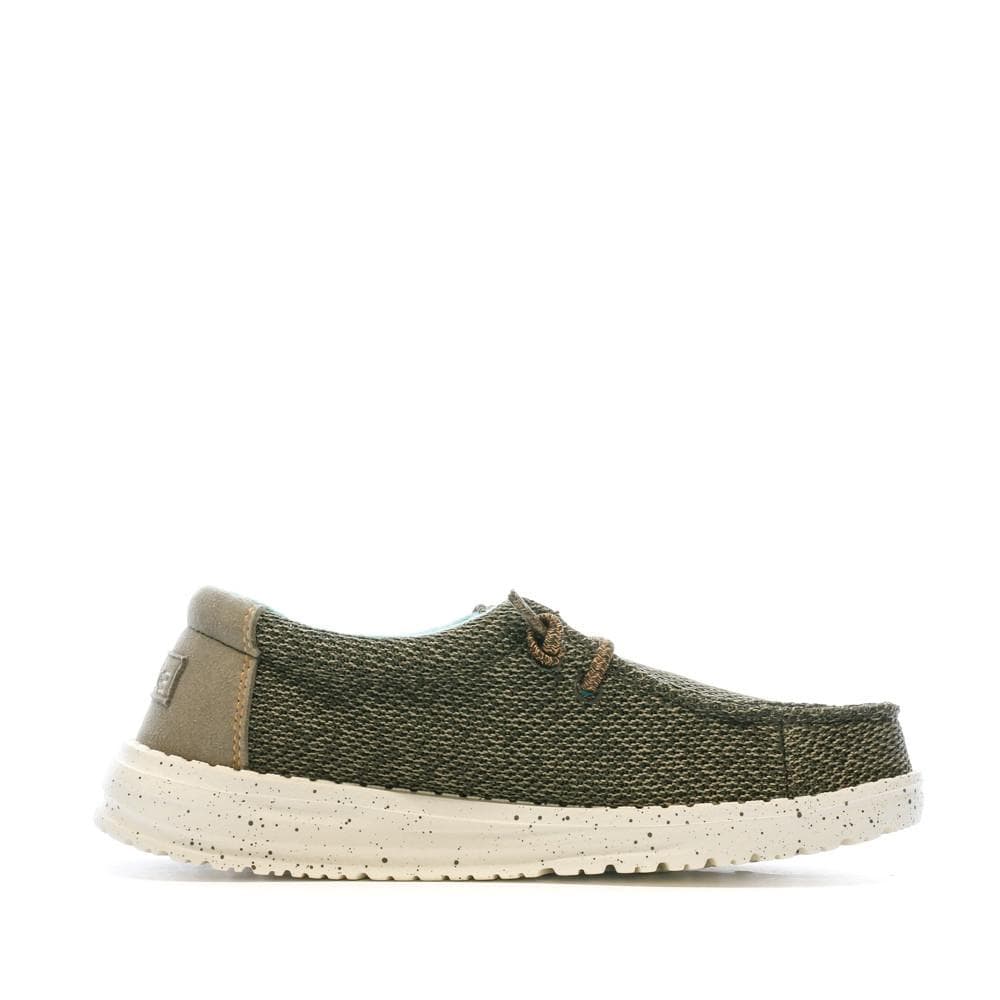 Chaussures Kaki Garçon Hey Dude Wally Youth 2