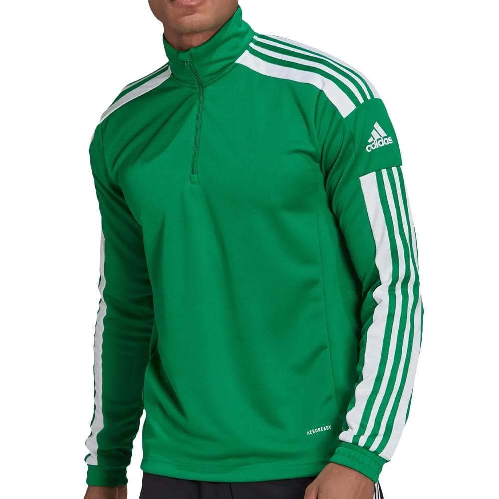 Sweat Zippé Vert Homme Adidas Sq21 1