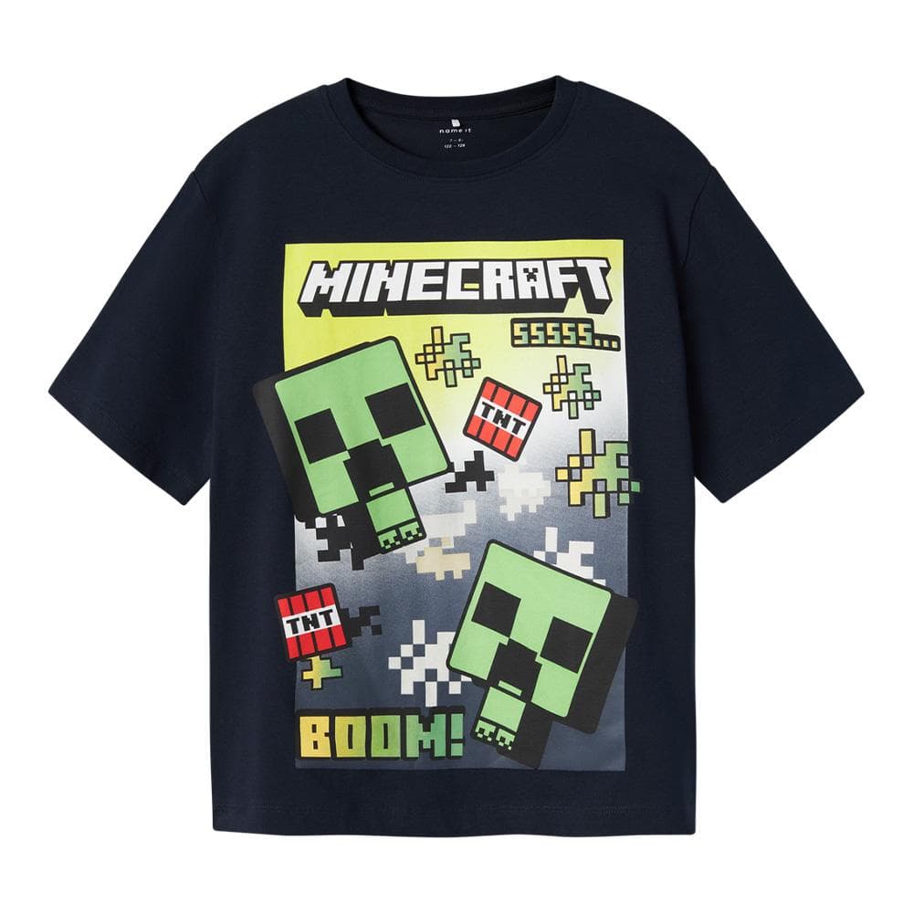 T-shirt Marine Garçon Name it Minecraft 2