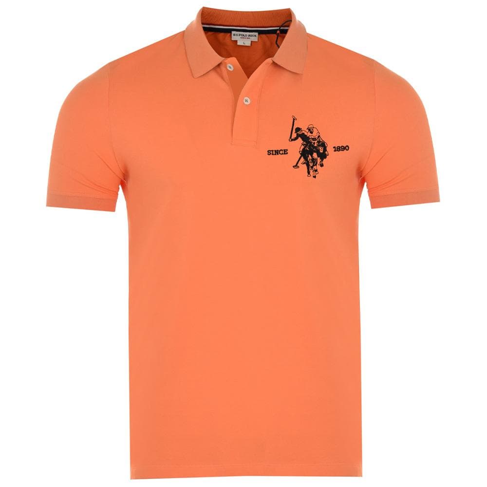 Polo Orange Homme US Polo ASSN Salk 1