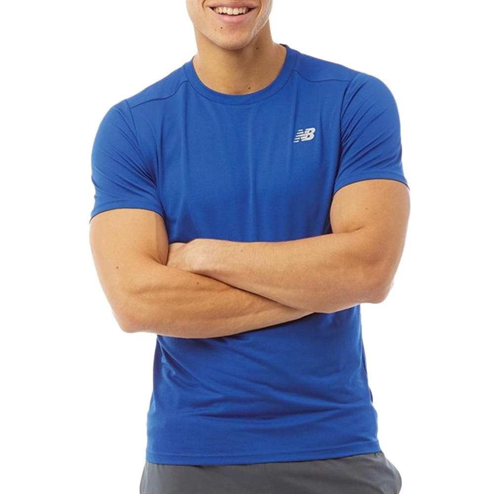 T-shirt Bleu Homme New Balance Core 1
