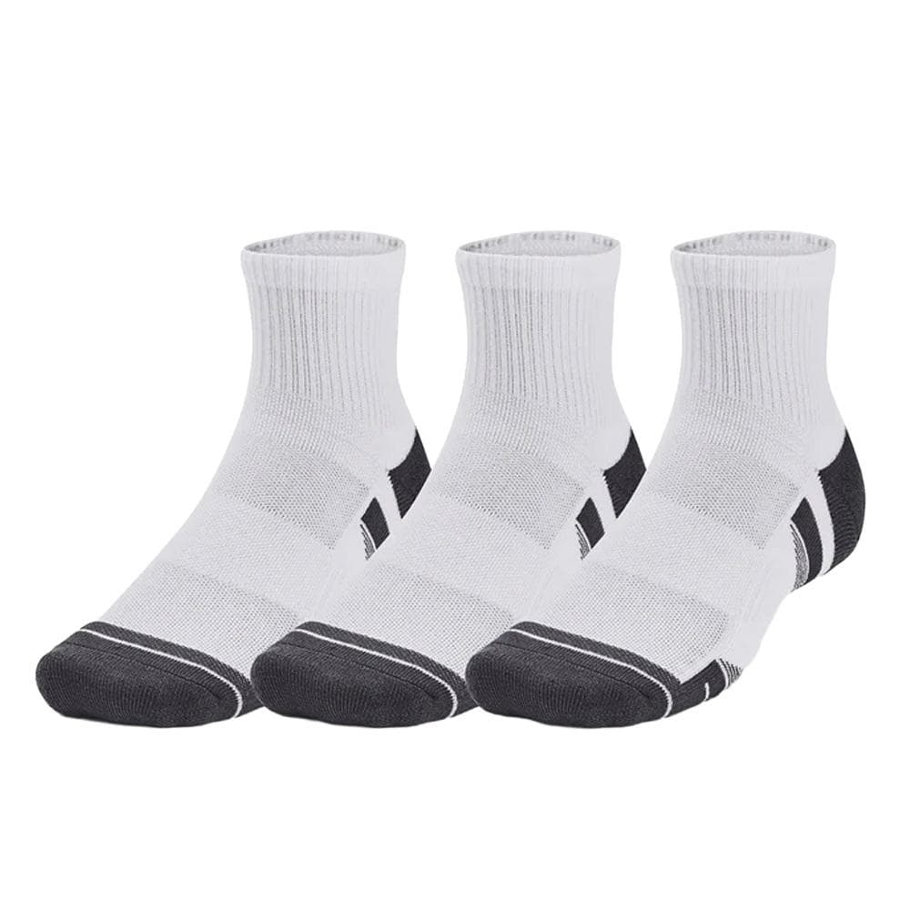 x3 Paires de Chaussettes Blanc Homme Under Armour Performance Tech 1