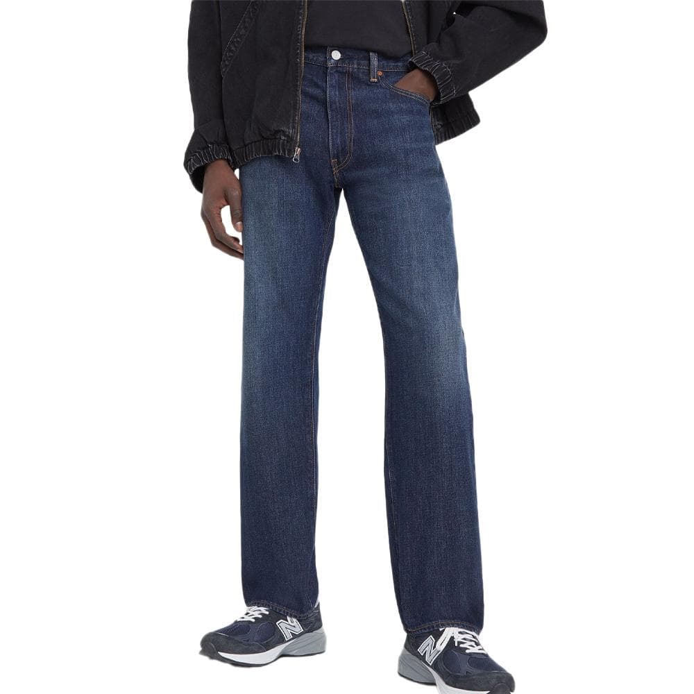 Jean 555 Bleu Brut Homme Levi's Relaxed Straight 000LO 1