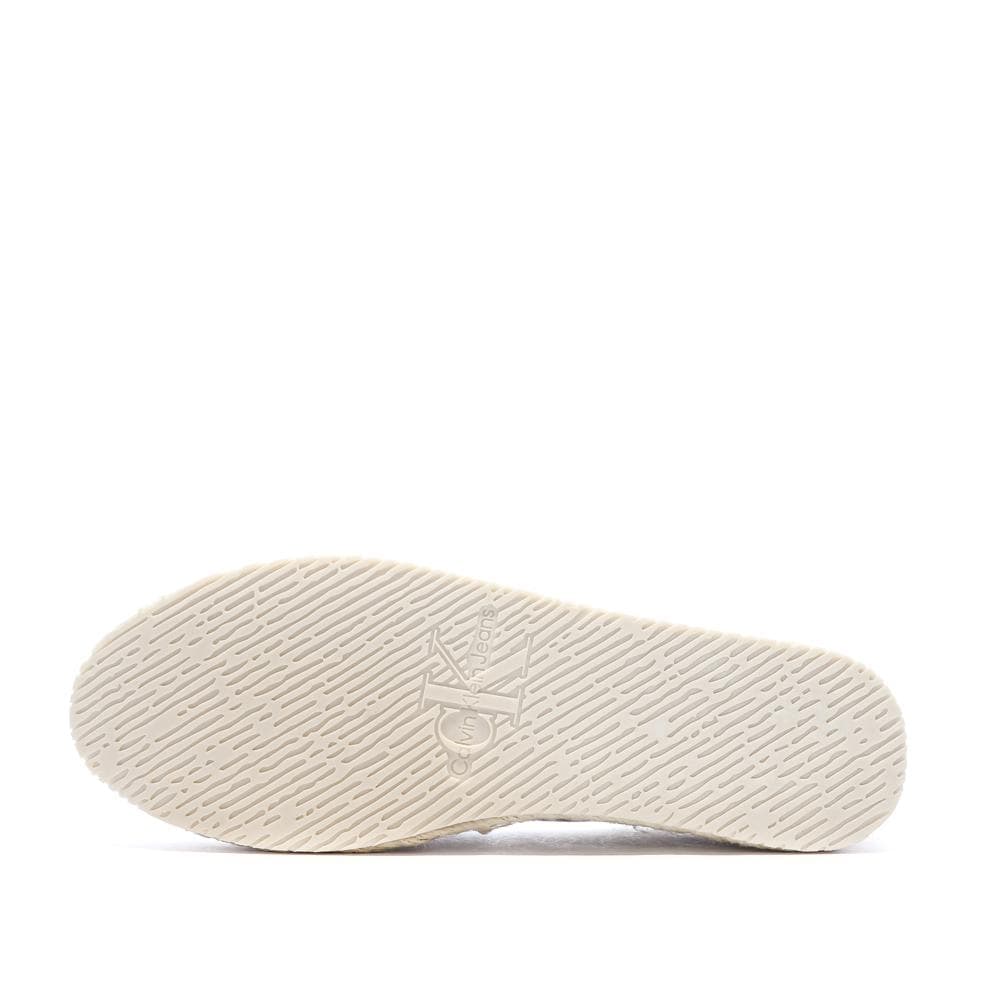 Espadrilles Ecru Femme Calvin Klein Jeans Flatform 5