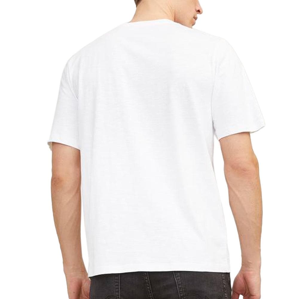 T-shirt Blanc Homme Jack & Jones 12255042 2