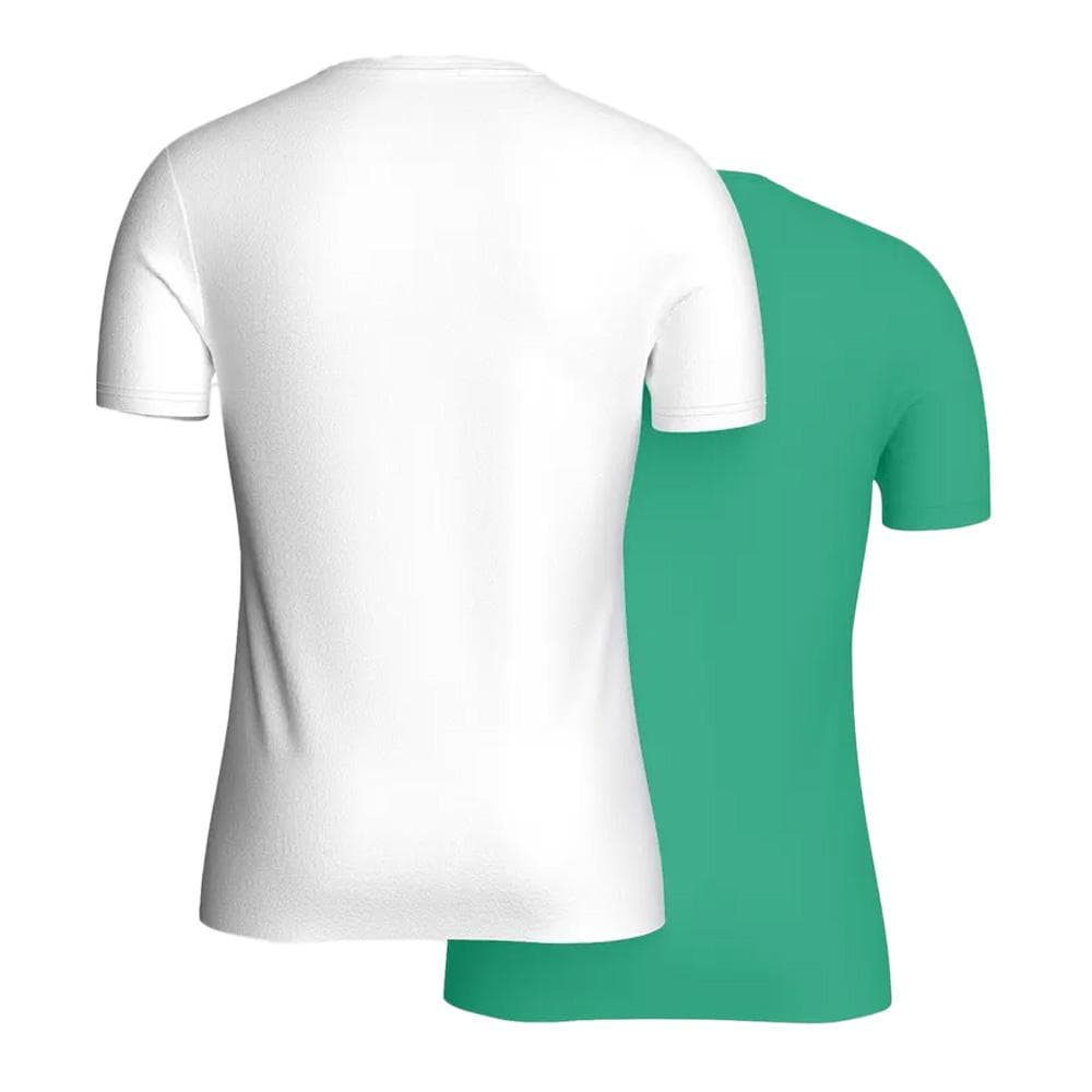2x T-Shirt Blanc/Vert Homme Kaporal TIFTH 2