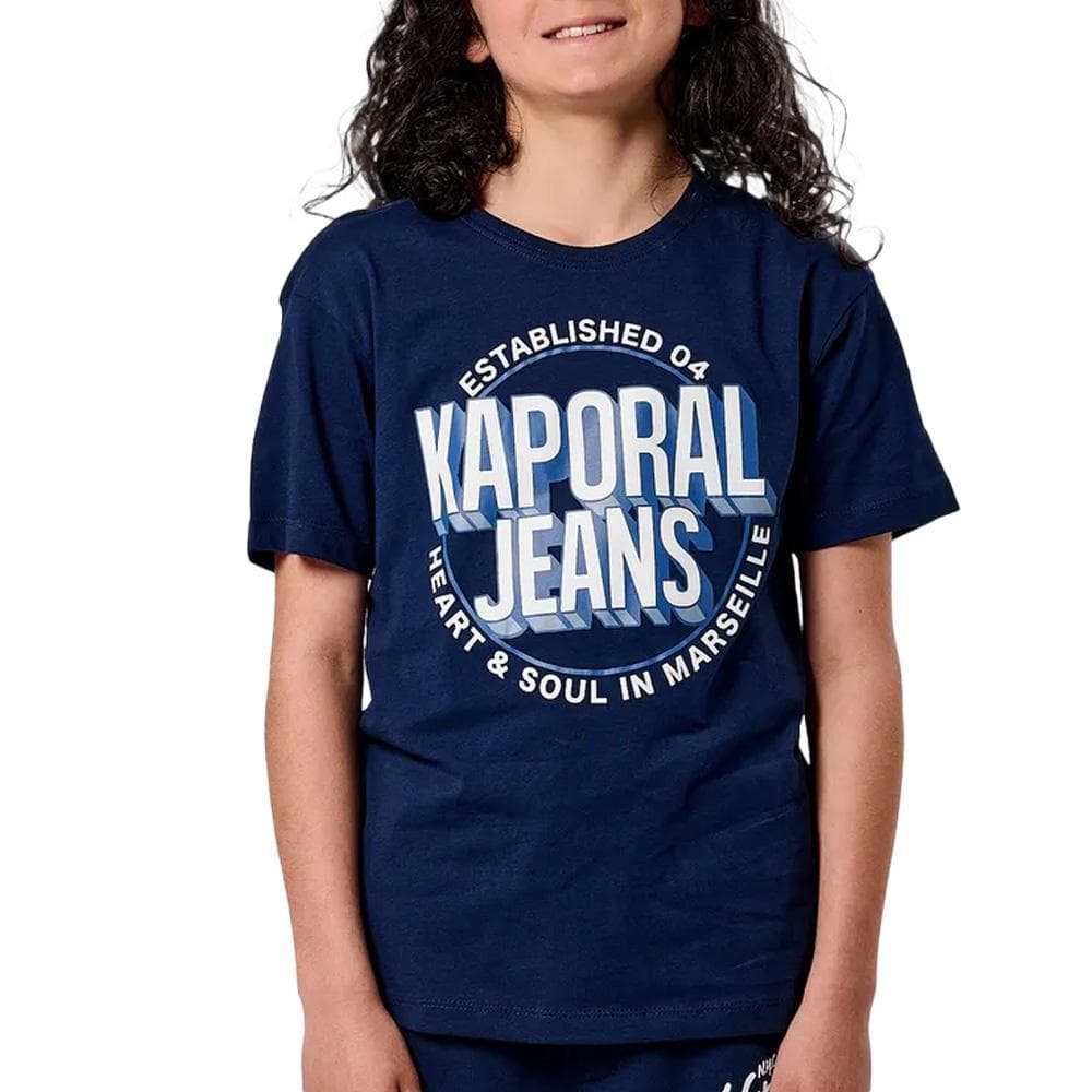 T-Shirt Marine Garçon Kaporal Otler 1