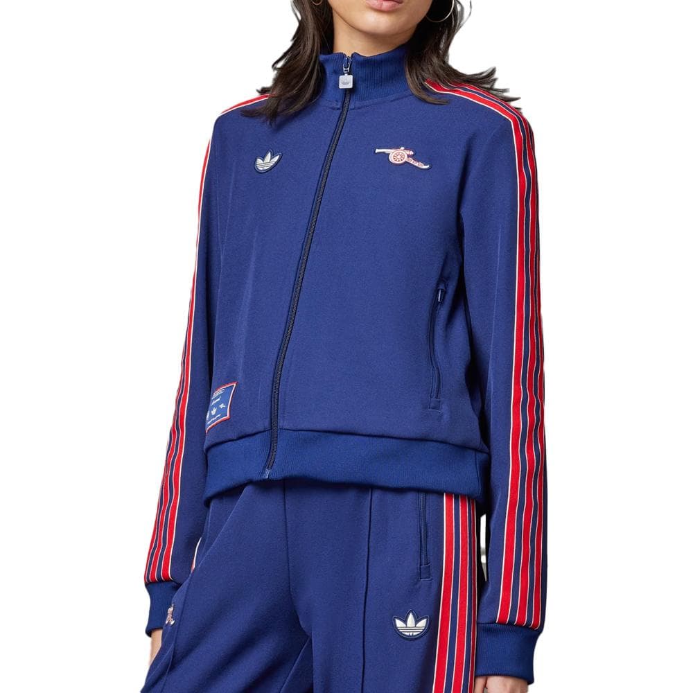 Arsenal Veste de Survêtement Bleu Femme Adidas Icon Tt 1
