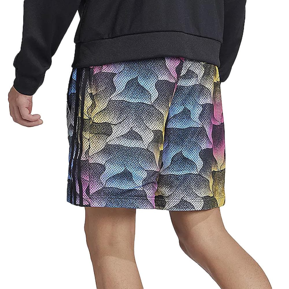 Short Bleu/Violet Homme Adidas IS1533 2