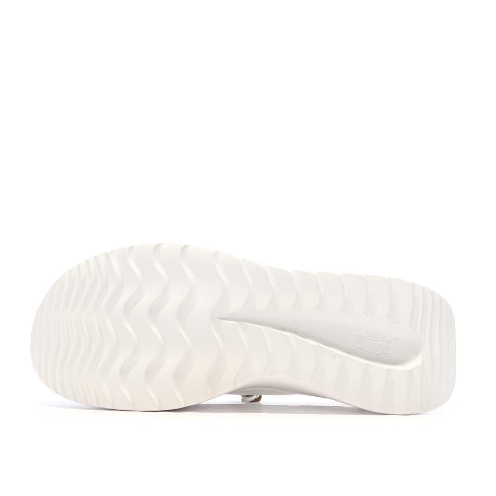Chaussures Blanches Femme Hey Dude Wally Sport Mesh 5