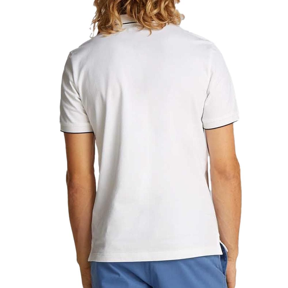 Polo Blanc Homme Calvin Klein Jeans Pique Tippin 2