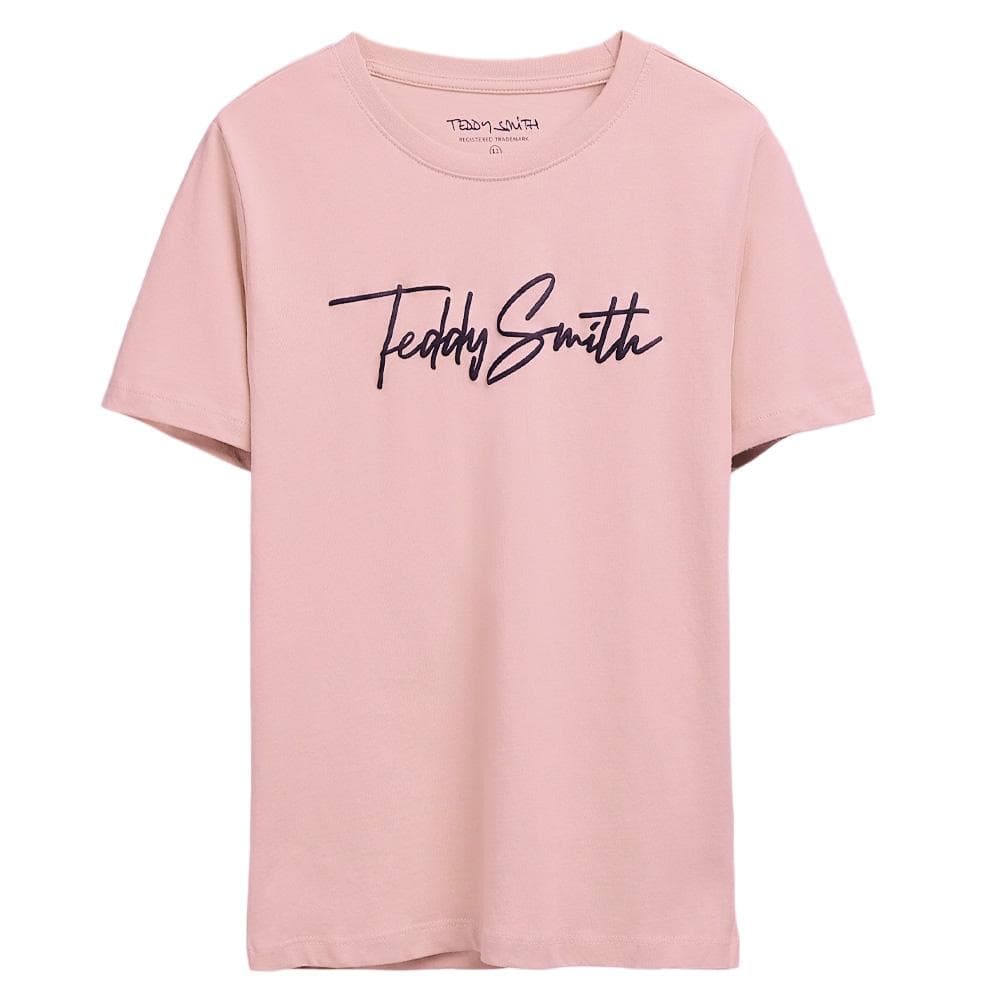 T-Shirt Rose Menthe Garçon Teddy Smith Evan 1