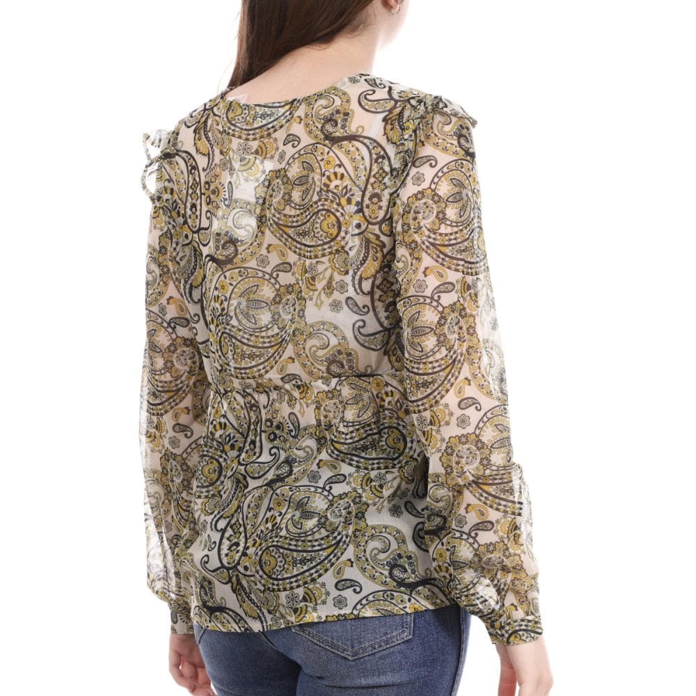 Blouse Jaune Paisley Femme Les Tropéziennes Baliste 2